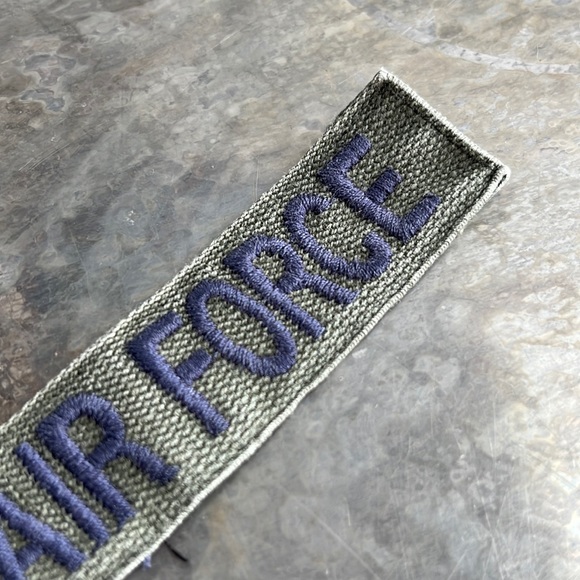 U.S. AIR FORCE embroidered tape patch - Vintage - Picture 4 of 10